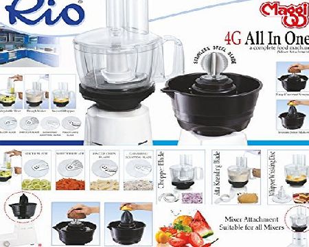Maggi RIO  All in One 4G Food Processor Attachment amp; Coconut scrapper for Mixers