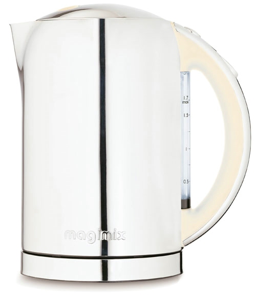 Kettle Stainless Steel and Cream