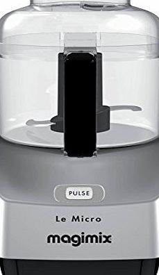 Magimix Le Micro Satin Food Processor, 0.8 L - Silver