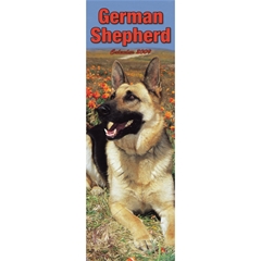 German Shepherd Slim Calendar: 2009
