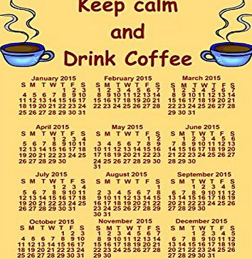 magnetsandhangers Keep Calm and drink Coffee - 2015 calendar Mouse mat