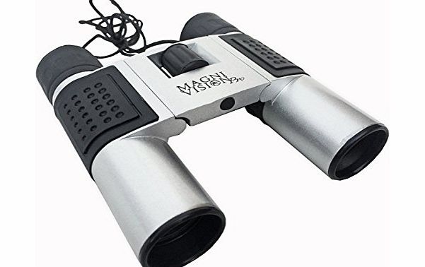 10x25 High Quality Binoculars - Roof Prism - Great Clarity - Suitable for all uses but recommended for Travel due to its compact & lightweight size. With Case, Cleaning cloth and S