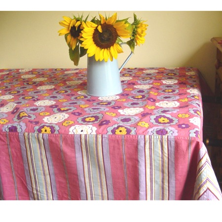 Cotton Table Cloth PINK