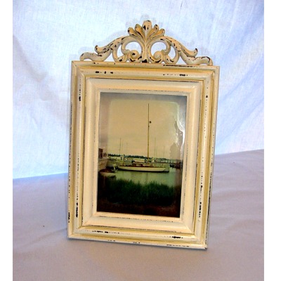 Maison Blue Distressed Look Frame