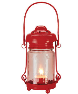 Garden Mason Lantern - RED