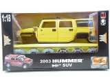 Maisto 1:18th Die Cast Kit - 2003 Hummer H2 SUV