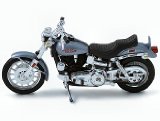 Die-cast Model Harley Davidson FXS Low Rider (1977) (1:18 scale in Light Blue)