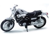 Yamaha V-max silver 1:18 scale model motorbike