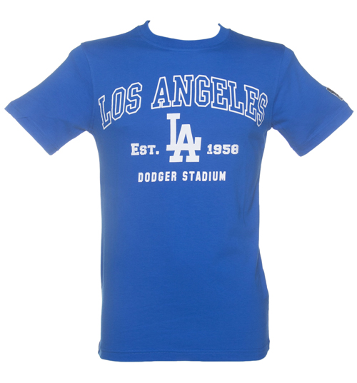 Mens Blue MLB Classic LA Dodgers T-Shirt