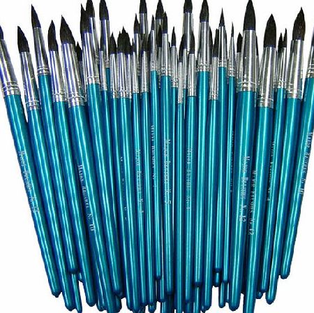 Major Brushes Squirrel Brushes (Imitation), Assorted Pack of