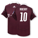 Makaay Adidas 06-07 Bayern Munich CL home (Makaay 10)