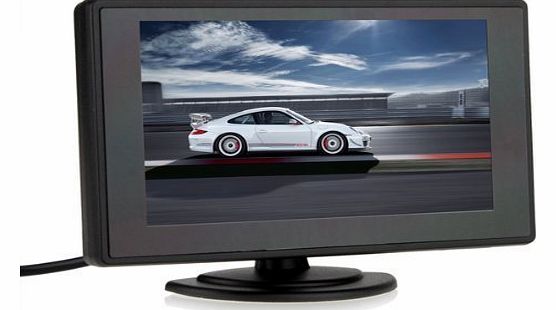 4.3 Inch TFT LCD Digital Car Rear View Monitor with Waterproof Car Rear View Camera Combo