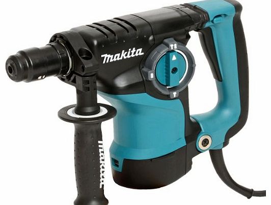 Makita 240V SDS Plus Rotary Hammer Drill with Quick Change Chuck/ 15 x SDS Plus Bits/ 40mm Chisel