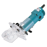 Makita 3708F 1/4andquot Trimmer With Light and Tilting Base 110v