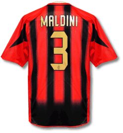 Maldini Adidas AC Milan home (Maldini 3) 04/05