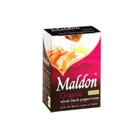 maldon Organic Whole Black Peppercorns - 40g