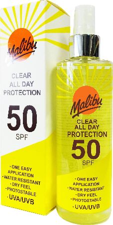 Malibu, 2102[^]0107481 All Day Clear Protection SPF50 250ml