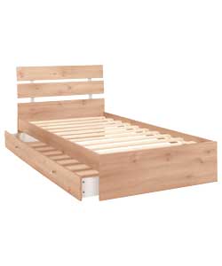 Double Bed Frame - Beech