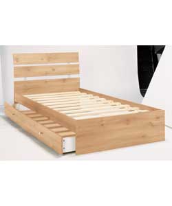 Double Beech Bed Frame Only