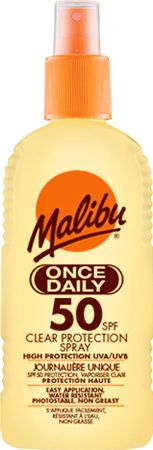 Malibu, 2102[^]0107484 Once Daily Clear Protection SPF50