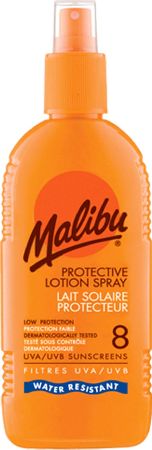 Malibu, 2102[^]0107469 Sun Lotion Spray SPF8