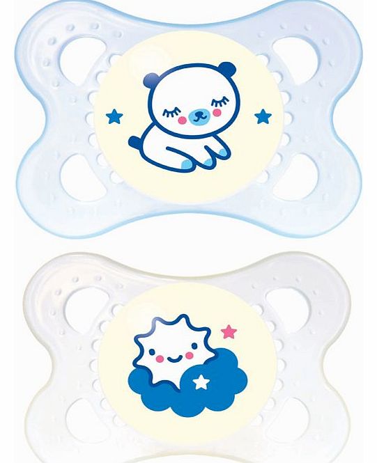 MAM Night Soother Dummy 0  Blue