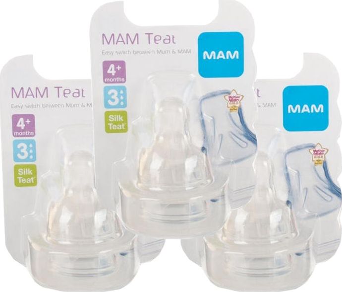 Mam, 2102[^]0099549 Teat 3 Fast Flow - Triple Pack