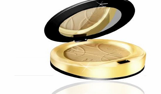 Eveline Cosmetics - Celebrities Beauty Mineral Pressed Powder - * Compact Foundation with Luxury Portable Makeup Mirror case * - NO 21 Ivory