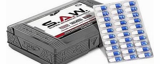 Mammoth XT Supplements Trec Nutrition S.A.W 30 caps -- SAW Super Anabolic Workout Supplement for Pre-Workout Buzz, Pump 