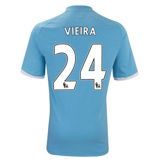 Umbro 2010-11 Manchester City Umbro Home Shirt (Vieira