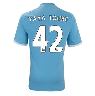 Man City Umbro 2010-11 Manchester City Umbro Home Shirt (Yaya