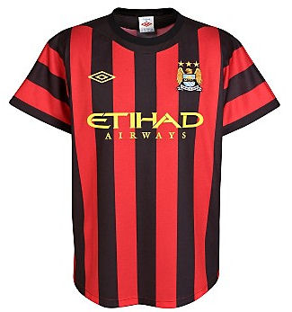 Man City Umbro 2011-12 Manchester City Away Umbro Shirt (Kids)