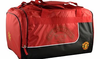  Manchester United Crest Holdall Bag (Red)