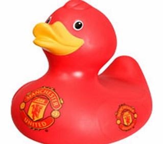 Man Utd Accessories  Manchester United FC Bath Time Duck (Red)