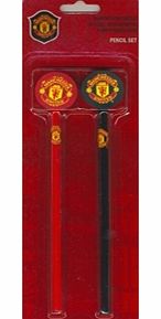  Manchester United FC Pencil 2Pk Toppers