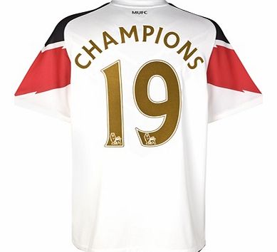 Man Utd Away Shirt Nike 2010-11 Man Utd Nike Away Shirt (Champions 19)