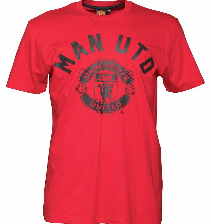 Man UTD Mens Graphic T-Shirt Red
