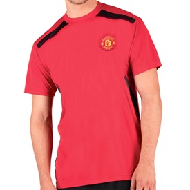 Mens Panel T-Shirt Red