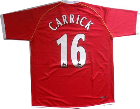 Nike 06-07 Man Utd home (Carrick 16)