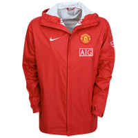 Nike 09-10 Man Utd Basic Rainjacket (Red) - Kids