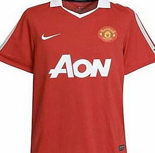 Man Utd Nike 2010-11 Man Utd Home Nike Football Shirt (Kids)