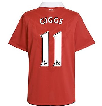 Man Utd Nike 2010-11 Man Utd Nike Home Shirt (Giggs 11)