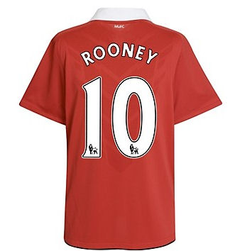 Man Utd Nike 2010-11 Man Utd Nike Home Shirt (Rooney 10)