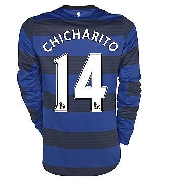 Man Utd Nike 2011-12 Man Utd Nike L/S Away Shirt (Chicharito