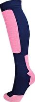 Manbi, 1297[^]231090 Adult Snowtec Ski Sock - Navy and Orchid