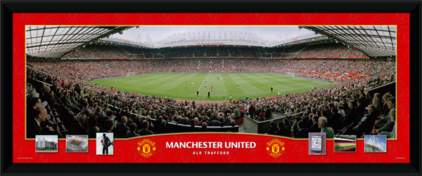 Manchester United and#8211; Old Trafford - Framed Stadium Presentation