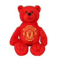 manchester United Beanie Bear - Red.