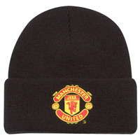 manchester United Crest Bronx Hat - Black.