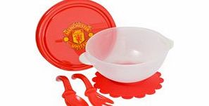 Manchester United F.C. Manchester United FC Official Baby Weaning Feeding Bowl amp; Cutlery