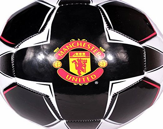 Manchester United F.C. MANCHESTER UNITED Rapid Official Supporter Football Soccer Ball Black Size 5